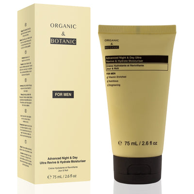 Organic & Botanic Advanced Night & Day Ultra Revive & Hydrate Moisturiser For Men 75ml