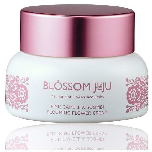 Blossom Jeju | Pink Camellia Soombi Blooming Flower | Moisturising Cream | 50ml
